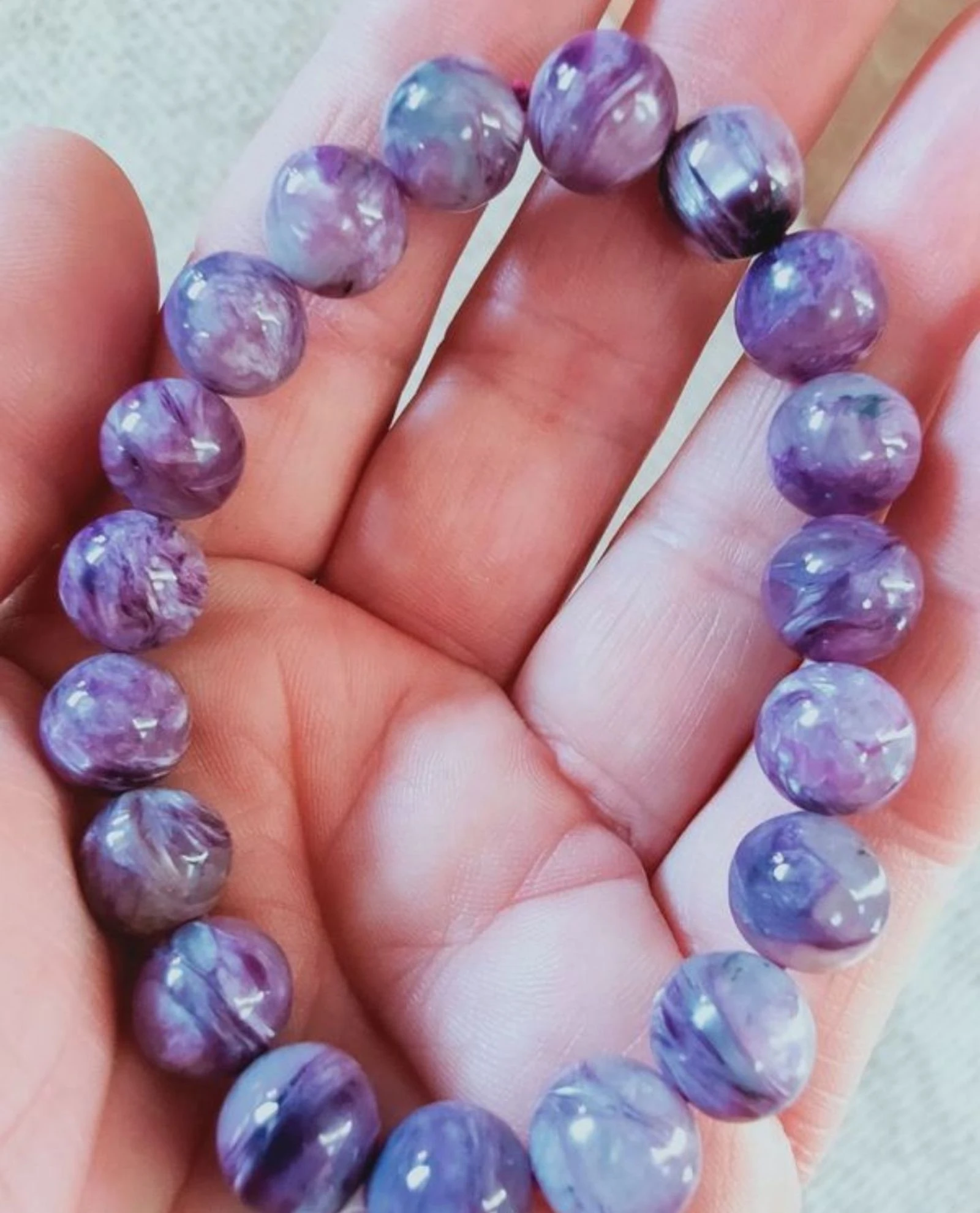 An AA+ Russian Charoite bracelet – photo 17